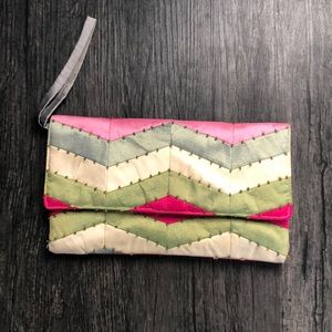 Hand-Beaded Clutch from India